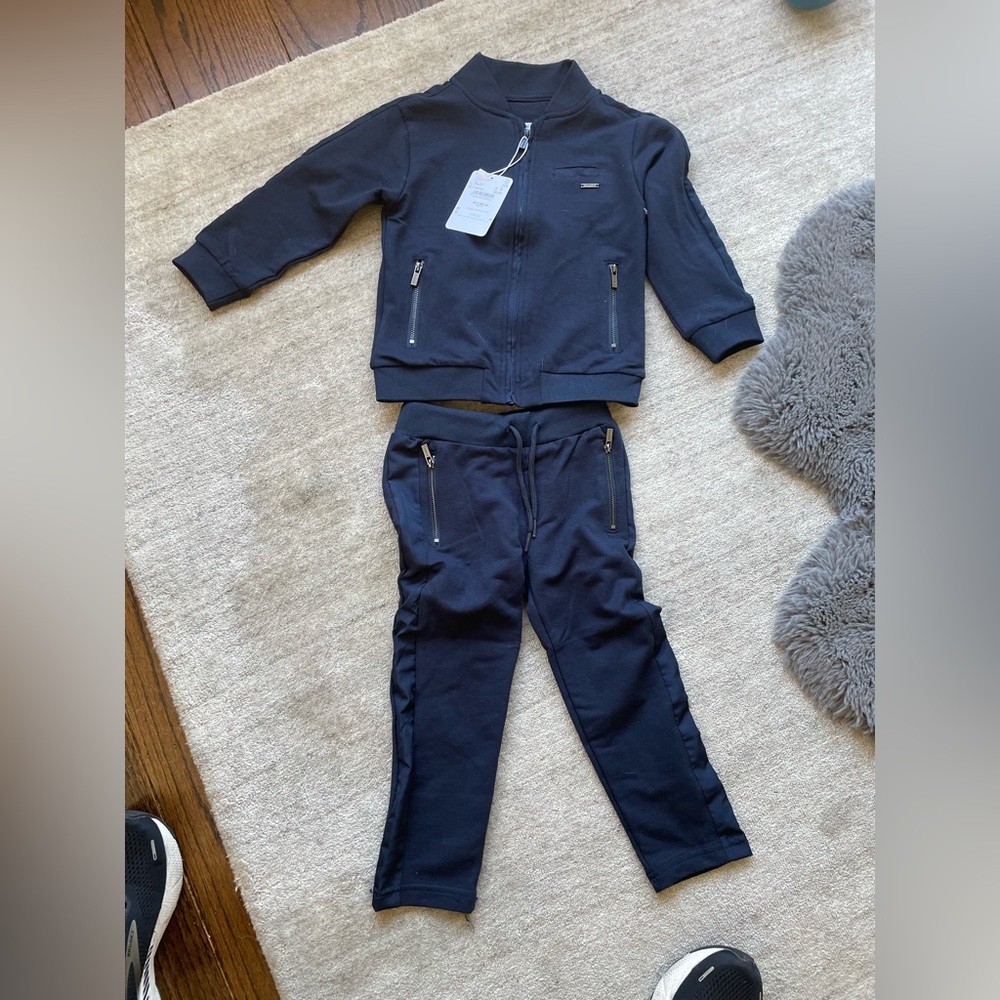 Mayoral navy blue jump suit- Brand new!